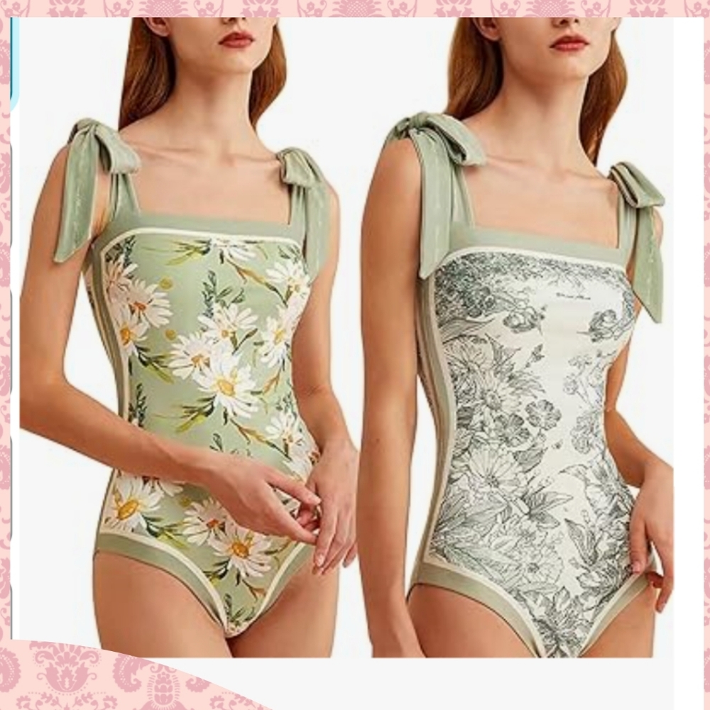 Violet Reversible Tie-Shoulder One Piece Swimsuit